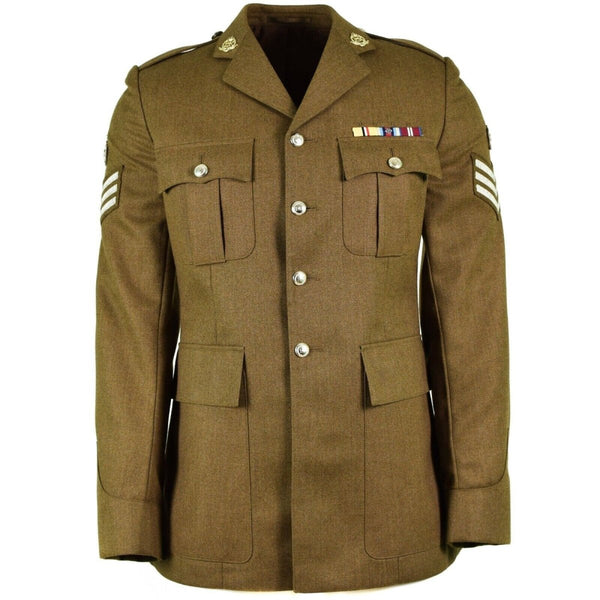 Original Britische Militär Formelle Jacke Militäruniform Ausgabe Khaki Neu