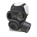 Original britische Militär-Gasmaske M44, leichte Filtertasche, komplettes Set, Schwarz