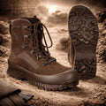 HAIX Damen Taktische Stiefel GoreTex Membran Wüstenkampfstiefel Braun