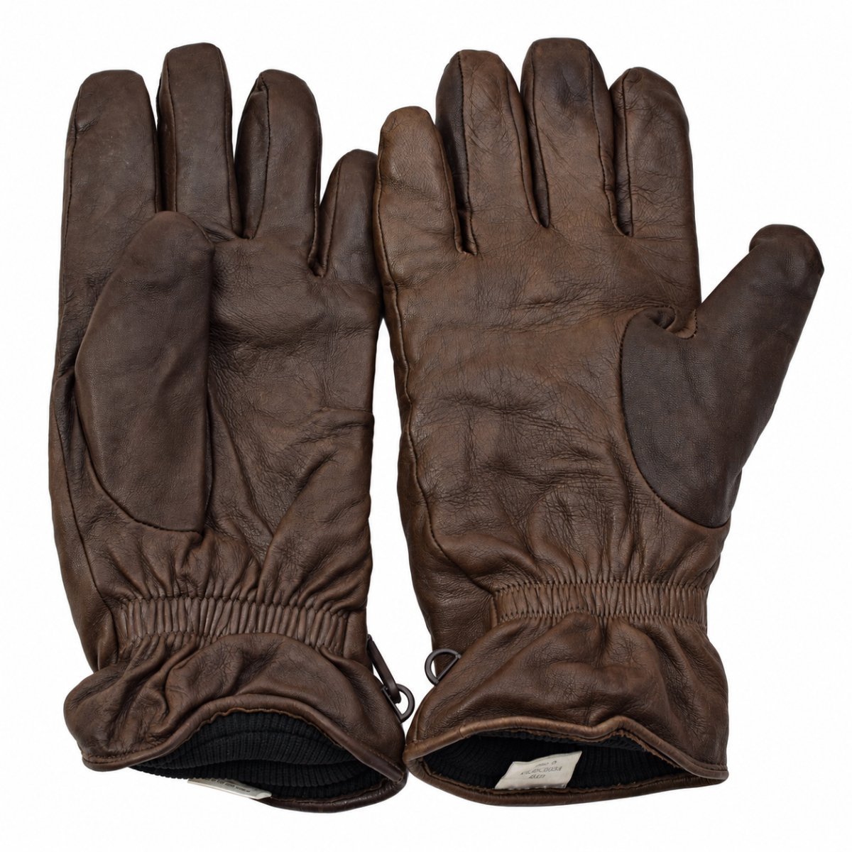 Original britische Militärlederhandschuhe MK II Combat Futter braun