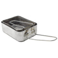 Original britische Militär-Kochgeschirr aus Aluminium, Wanderteller, Camping-Pfanne für draußen