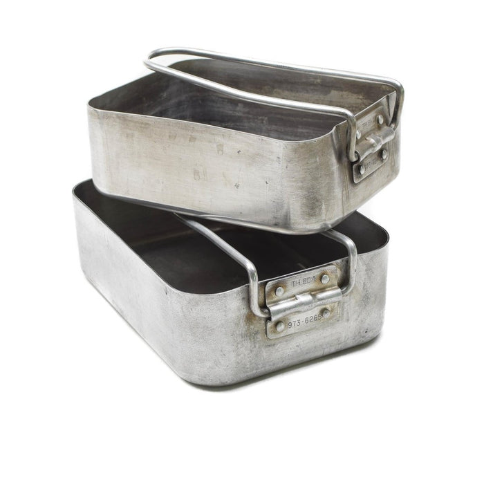 Original British Military Kochgeschirr, Aluminium-Wanderplatte, Camping- und Outdoor-Pfanne – GoMilitar