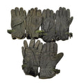 Original Britische Militär MK II Lederhandschuhe gefüttert dunkelgrün Handschutz