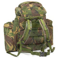 Original britischer Militär-Taktikrucksack Woodland Camo 90 Liter Seitentaschen