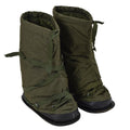 Original britische Militär-Thermo-Überschuhe, wasserabweisende, rutschfeste Sohle, Olivgrün