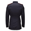 Original britische Militärtunika, formelle Jacke, Wolle, Metallknöpfe, Schwarz