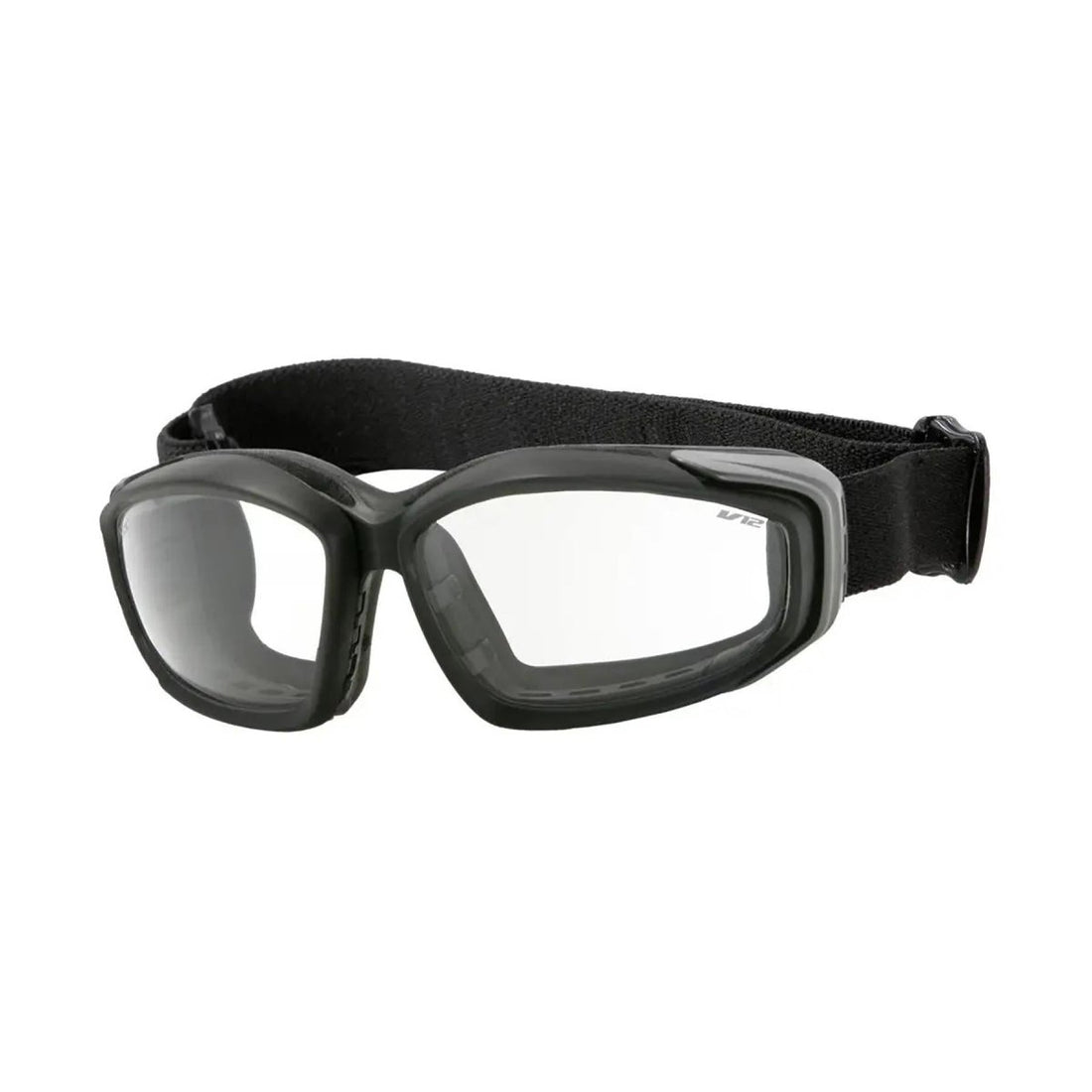 Original British Military V12 Schutzbrille mit Wechselgläsern, Schwarz