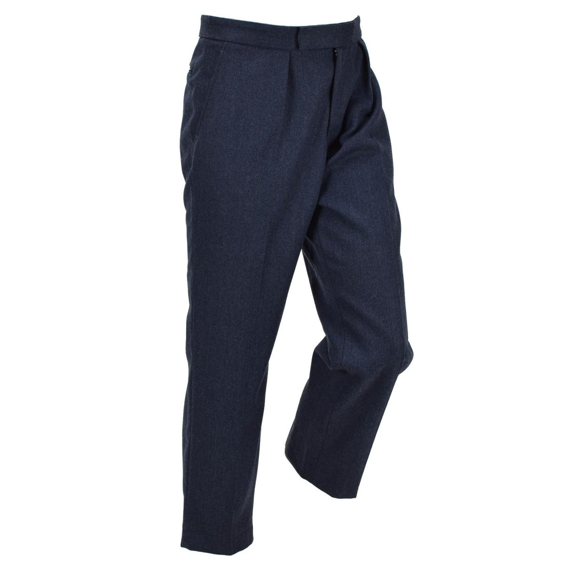 Original britische RAF-Anzugshose Nr. 1, gerades Bein, Reißverschluss, Paradeblau