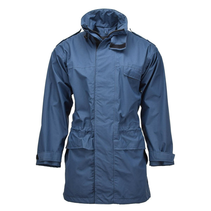 Original Regenjacke der britischen Royal Air Forces Goretex RAF Regenmantel blau - GoMilitar