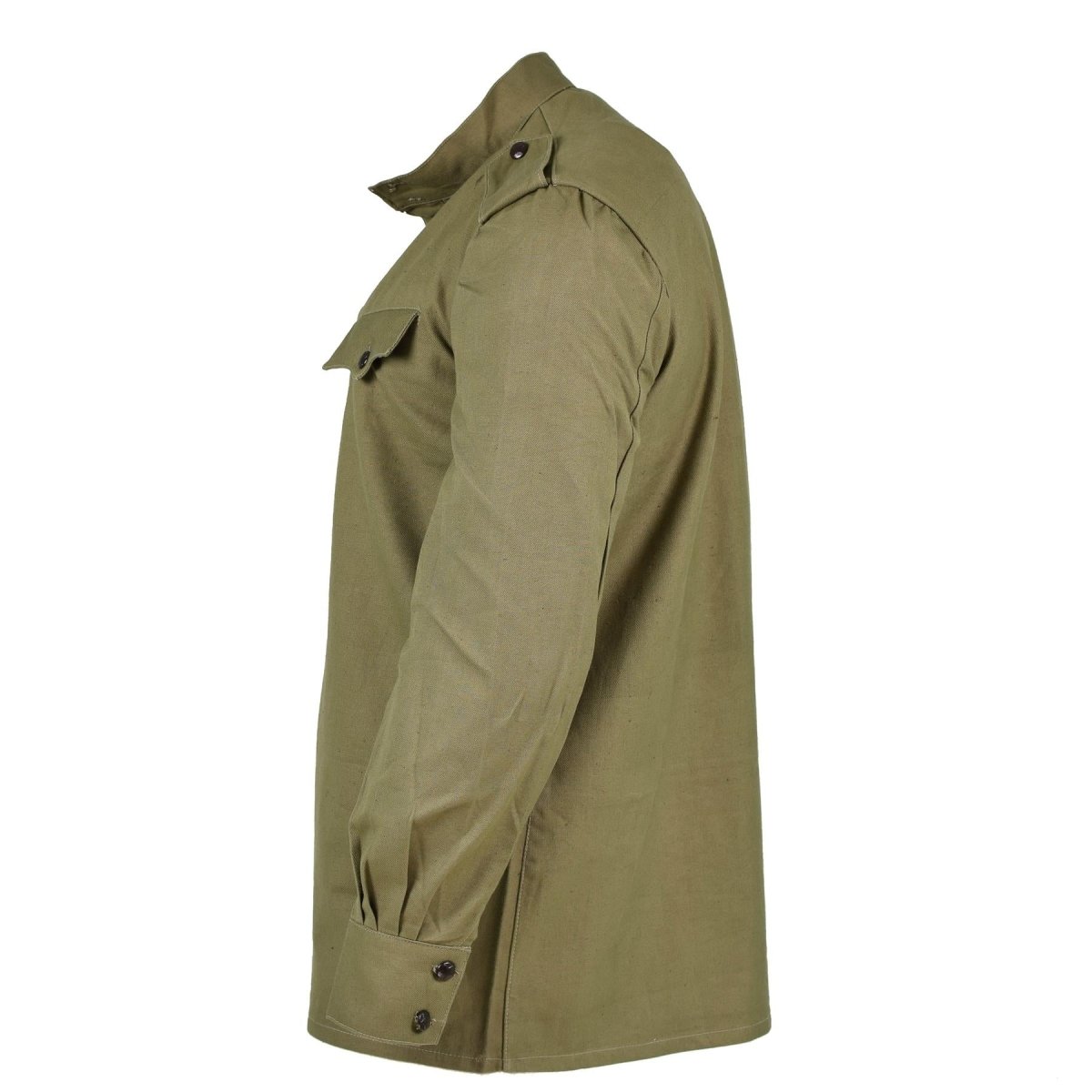 Original bulgarische Armee olivgrünes Khakihemd Jacke Kampf Militär Langarm
