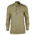 Original bulgarische Armee olivgrünes Khakihemd Jacke Kampf Militär Langarm
