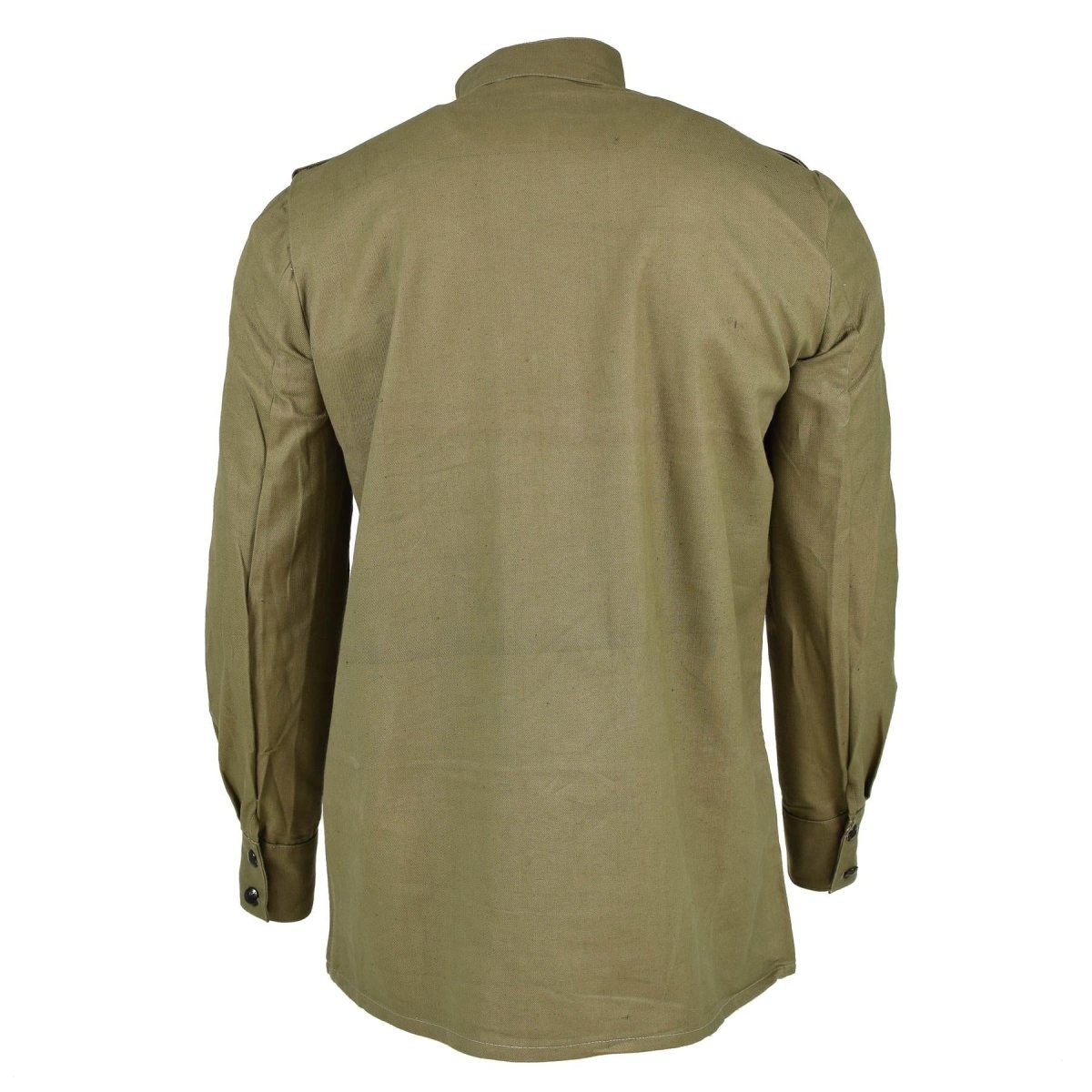 Original bulgarische Armee olivgrünes Khakihemd Jacke Kampf Militär Langarm