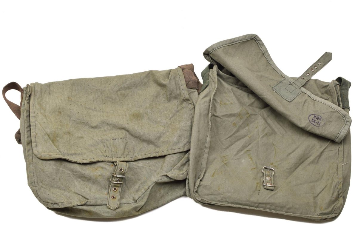 Original bulgarische Militär Olive Schultertasche verstellbaren Riemen Outdoor Reisen