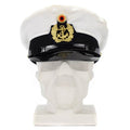 Original BW Deutsche Armee Offiziere Marines Kappe Visier Feldmütze Schirmmütze Marine Marine