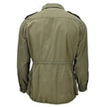Original kanadische Armee-Feldjacke aus Baumwoll-Militärüberschuss in Olivgrün