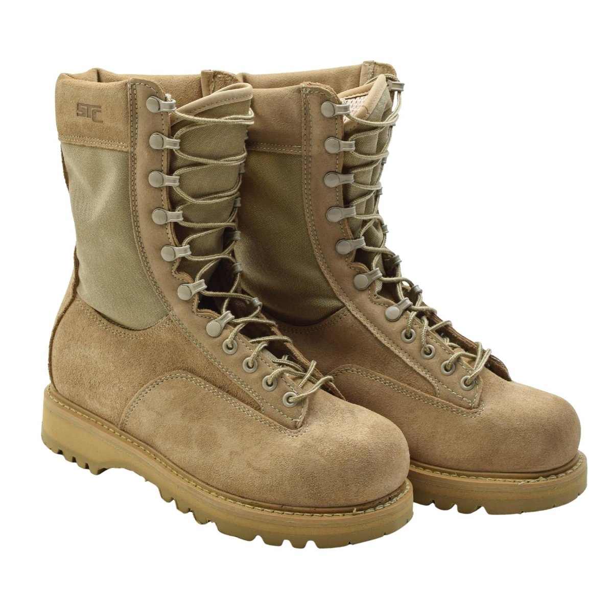 Original Canadian Army STC Kampfstiefel Wildleder Military Surplus Brown
