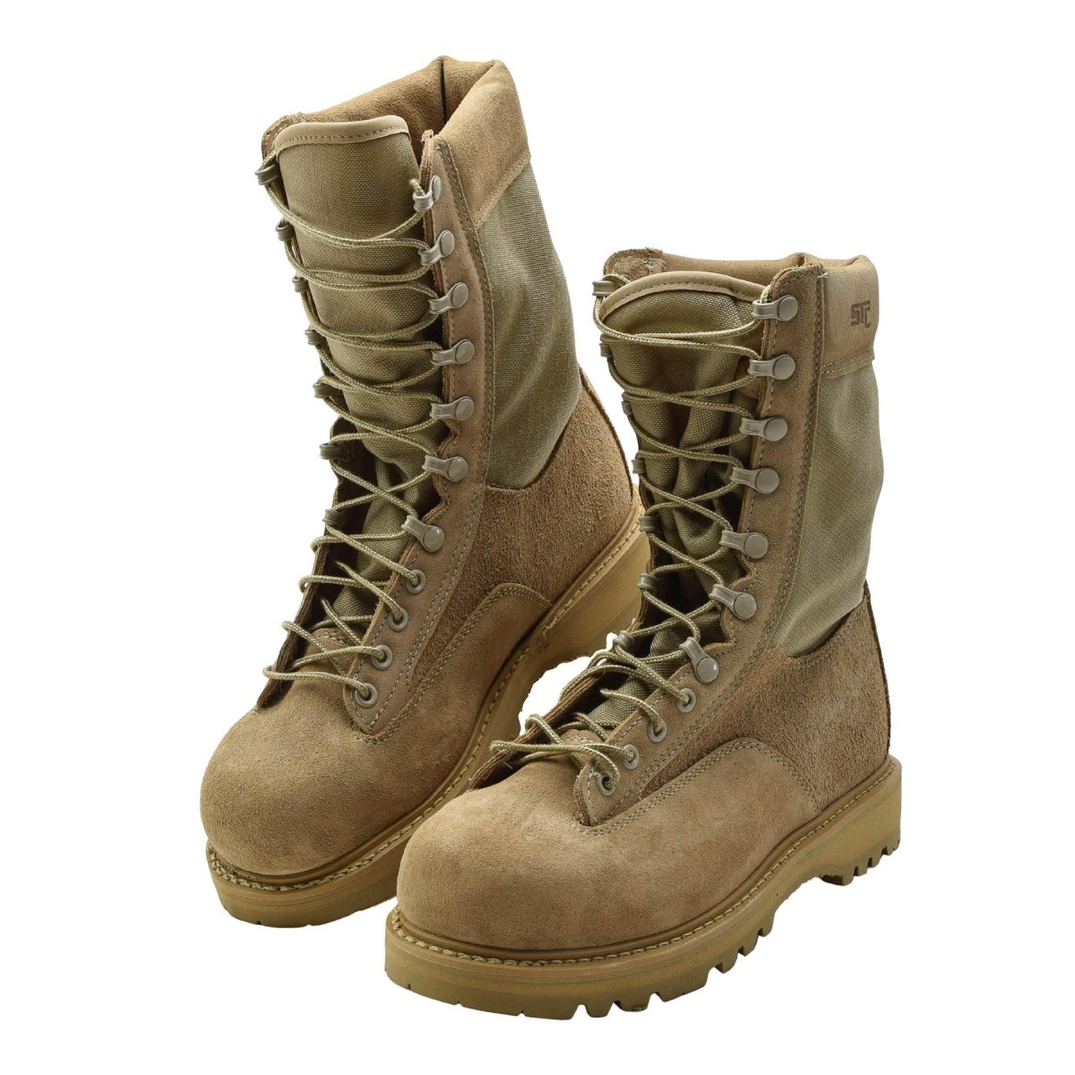 Original Canadian Army STC Kampfstiefel Wildleder Military Surplus Brown