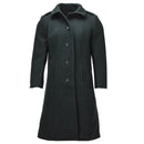 Original Canadian Army Women’s Wool Overcoat Military Surplus Dark Green - GoMilitar