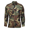 Original kroatisches Militärhemd aus Baumwolle, BDU, Woodland-Camouflage, Armee-Überschuss, NEU