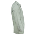 Original tschechisches Armeehemd Olivgrün Langarm Button Up Militär Überschuss NEU