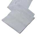 light gray scarf on a white background