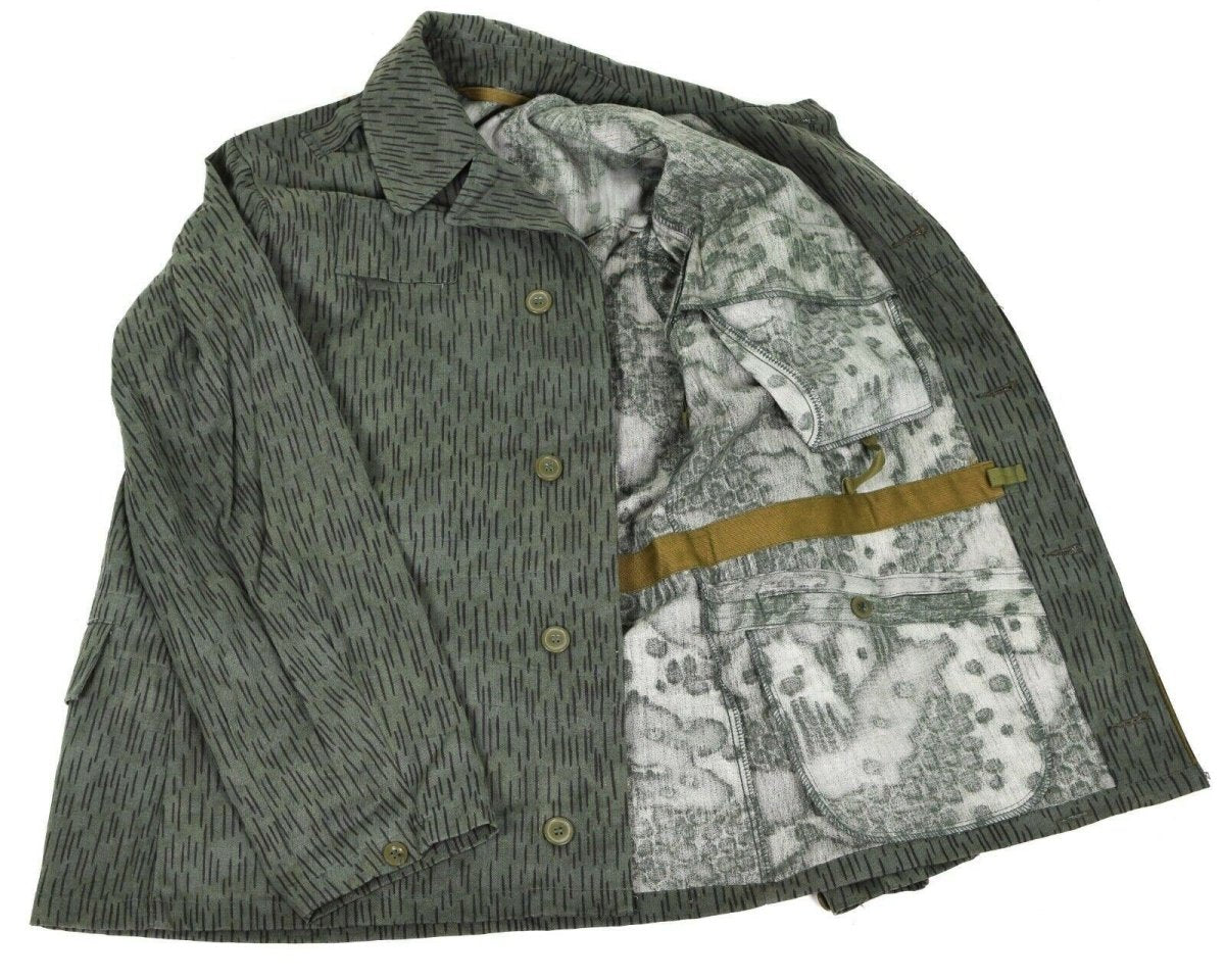 Original tschechische Armee Militär Kampf M60 Feldjacke Parka Regentropfen Camouflage 