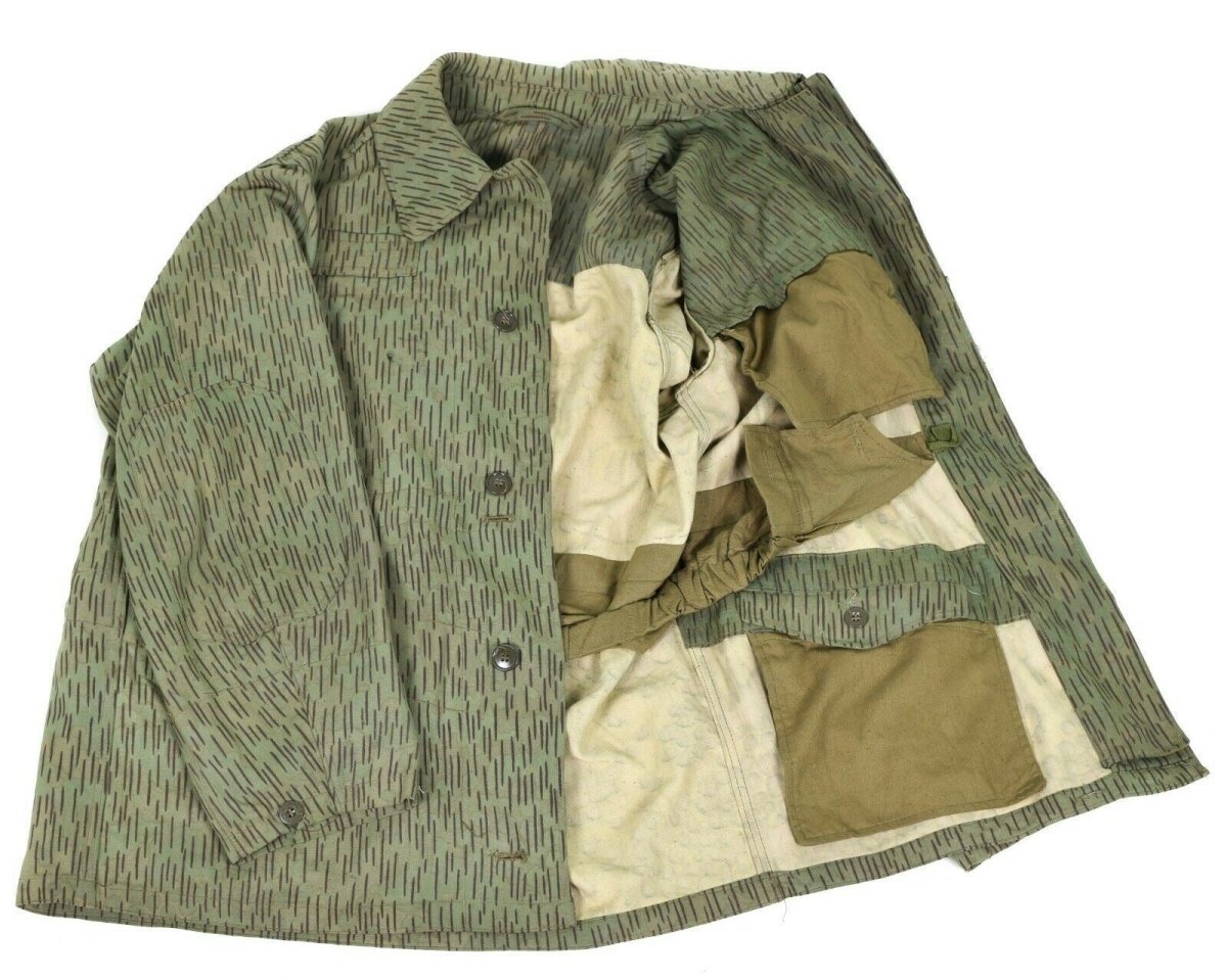 Original tschechische Armee Militär Kampf M60 Feldjacke Parka Regentropfen Camouflage 