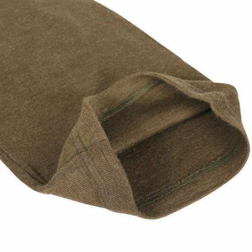 Original vintage Czech army brown tube scarf, lightweight cold weather neck warmer or balaclava, 2-piece lot for outdoor use.