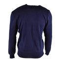 Original tschechischer Armeepullover, blauer Wollpullover mit V-Ausschnitt, Militärüberschuss, NEU