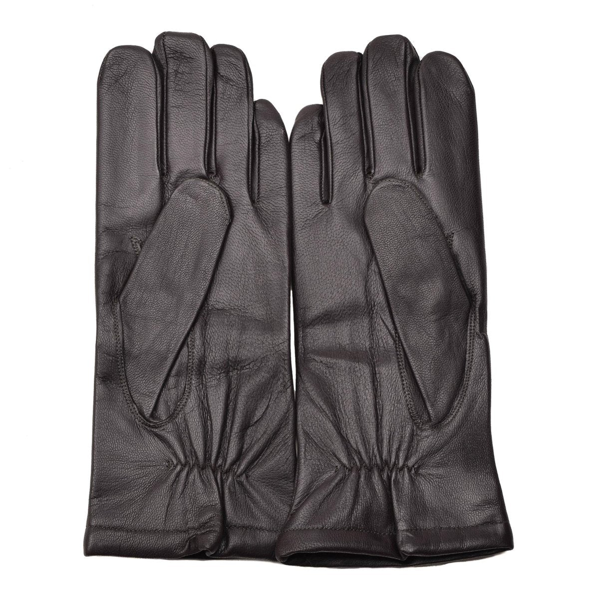 Original tschechische Armee Winter warme kalte braune Lederhandschuhe lässig eng anliegend NEU