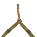 Original Tschechische Armee Y-Strap Canvas &amp; Leder Hosenträger Harness Schulter