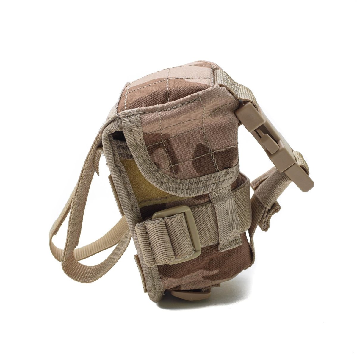 Original Tschechische Militär-Granatentasche mit Molle-Schnalle, taktische Wüstentarnung