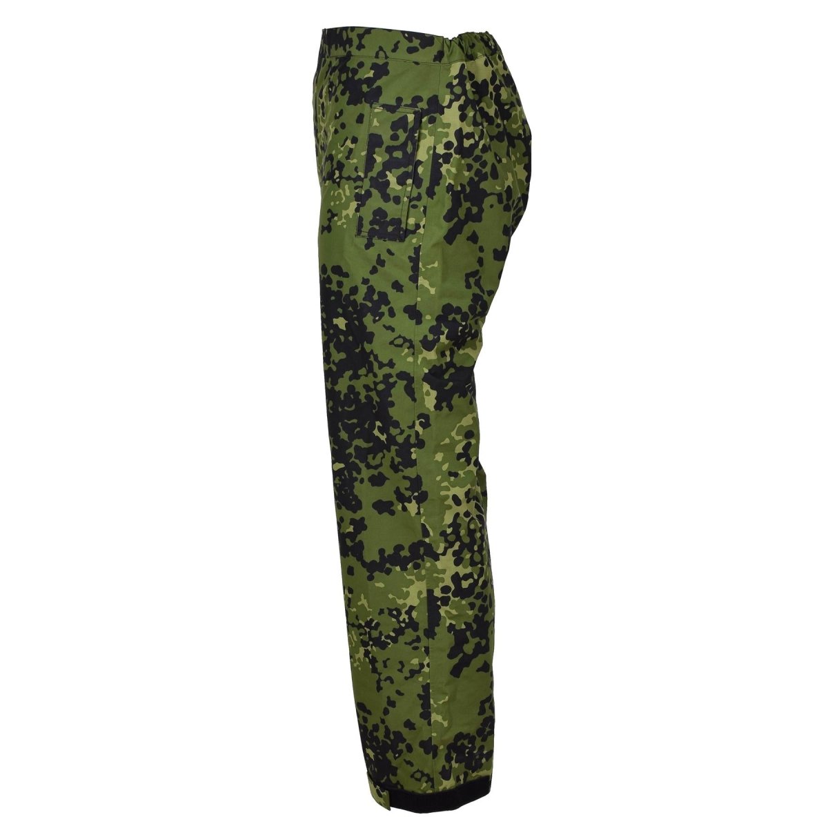 Original dänische Militärtarn M84 Regenhose wasserdichte Hose mit Gummizug NEU