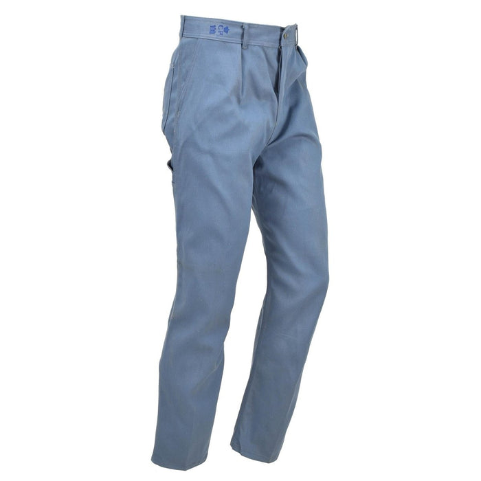 Original dänische militärblaue Hose mit funktionellen Taschen, strapazierfähigem Baumwollstoff und bequemer Passform für den Freizeit- und Arbeitsgebrauch
