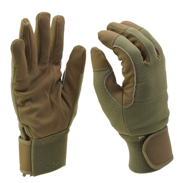 Original dänische militärische taktische Handschuhe Winter Polycotton Insulated Sand Brown – GoMilitar