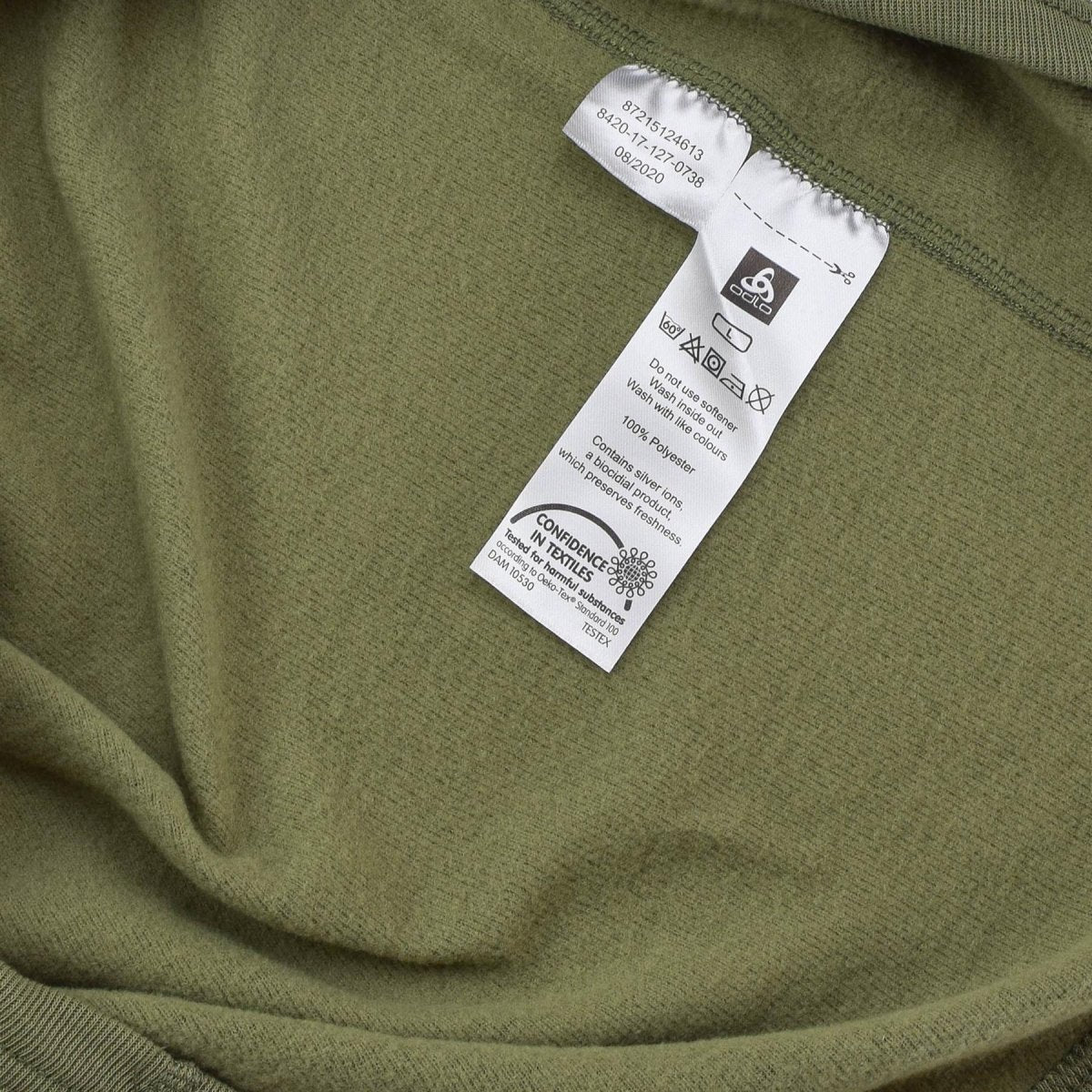 Original niederländische Armee-Basisschicht-Unterhemden mit hohem Halsausschnitt und Wärmeisolierung, Olivgrün