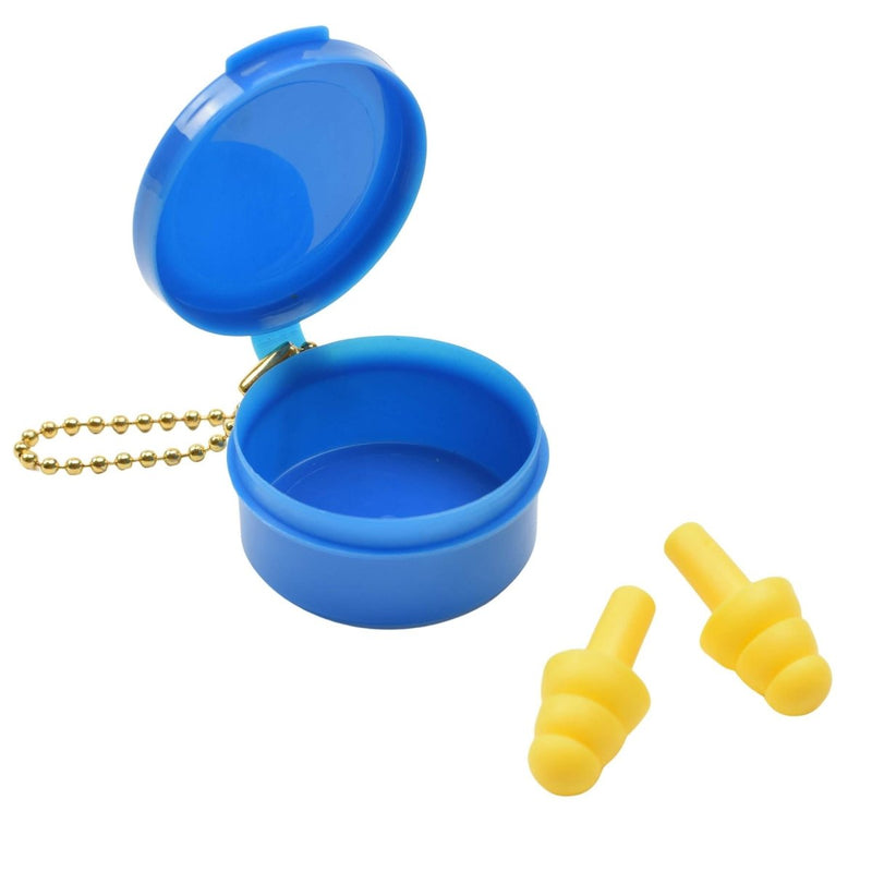 Original Dutch Army Ear Plugs polymer soft reusable noise SNR cancelling NEW - GoMilitar