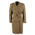 Originaler formeller Trenchcoat der niederländischen Armee, brauner Offiziersmantel im Militär-Surplus-Stil NEU