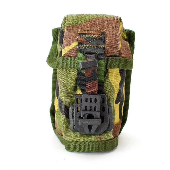 Original taktische Granatentasche der niederländischen Armee, MOLLE-Tasche in Waldland-DPM-Tarnung mit robustem Schnallenverschluss