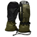 Original olivgrüne Fäustlinge der niederländischen Armee mit Abzugsfinger, Militärausgabe, Gore-Tex-Handschuhe