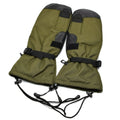 Original olivgrüne Fäustlinge der niederländischen Armee mit Abzugsfinger, Militärausgabe, Gore-Tex-Handschuhe