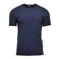Original niederländische Armee T-Shirt blaues Baumwollhemd kurze Ärmel Militär Überschuss NEU