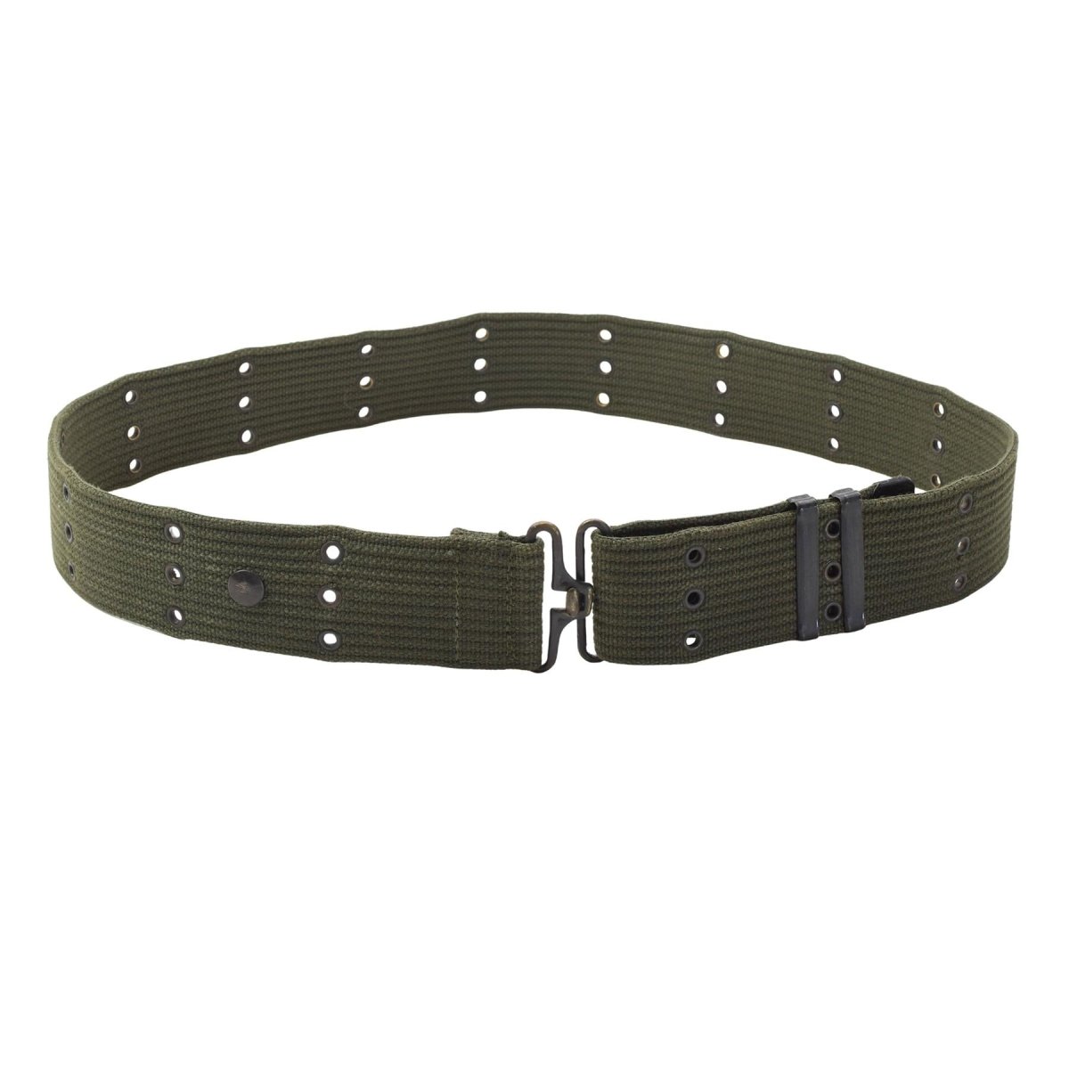 Originaler taktischer Gürtel der niederländischen Armee, Nylon-Lochkupplung, militärischer Überschuss, Olivgrün
