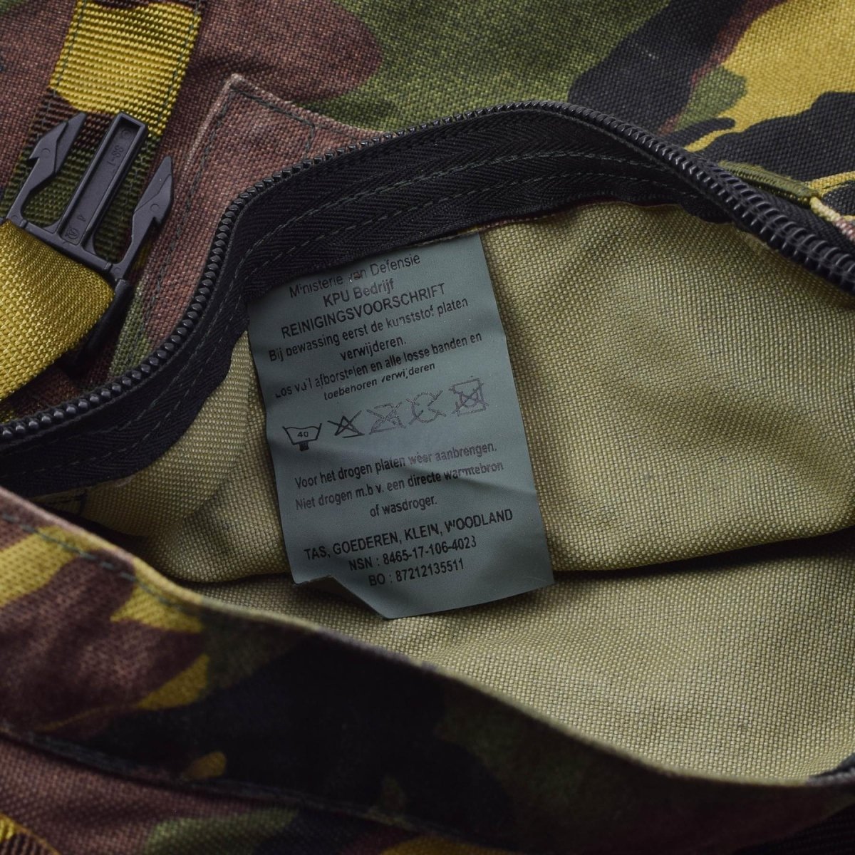 Original Dutch Military 20L Rucksack Compact Field Outdoor Gear Woodland Camo