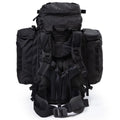 Original Dutch Military 40+20L Großer Rucksack Wander- und Campingrucksack Schwarz
