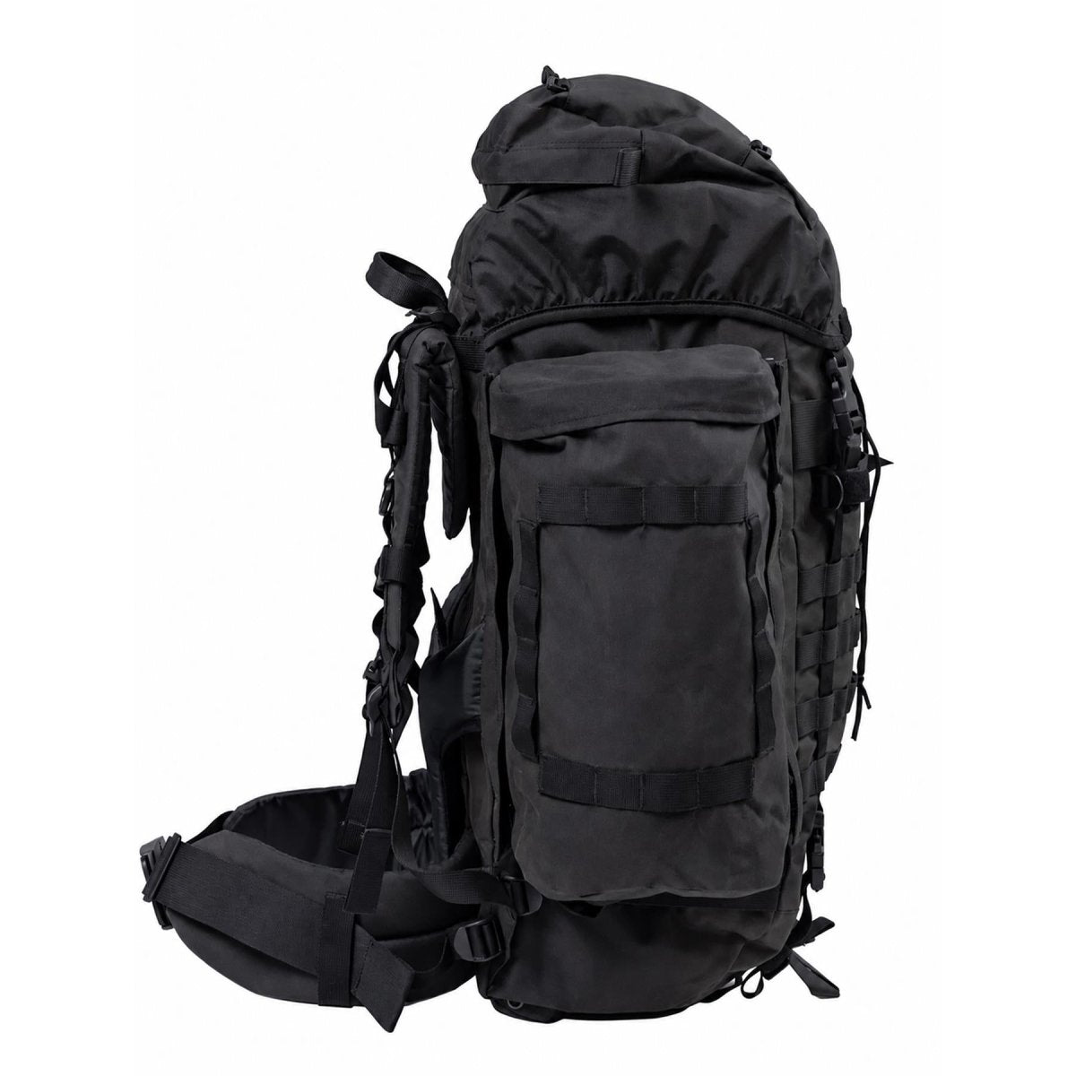 Original Dutch Military 40+20L Großer Rucksack Wander- und Campingrucksack Schwarz