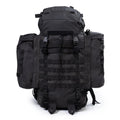 Original Dutch Military 40+20L Großer Rucksack Wander- und Campingrucksack Schwarz