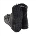Originale Pilotenstiefel der niederländischen Militärluftwaffe, echtes Leder, taktisch, Schwarz