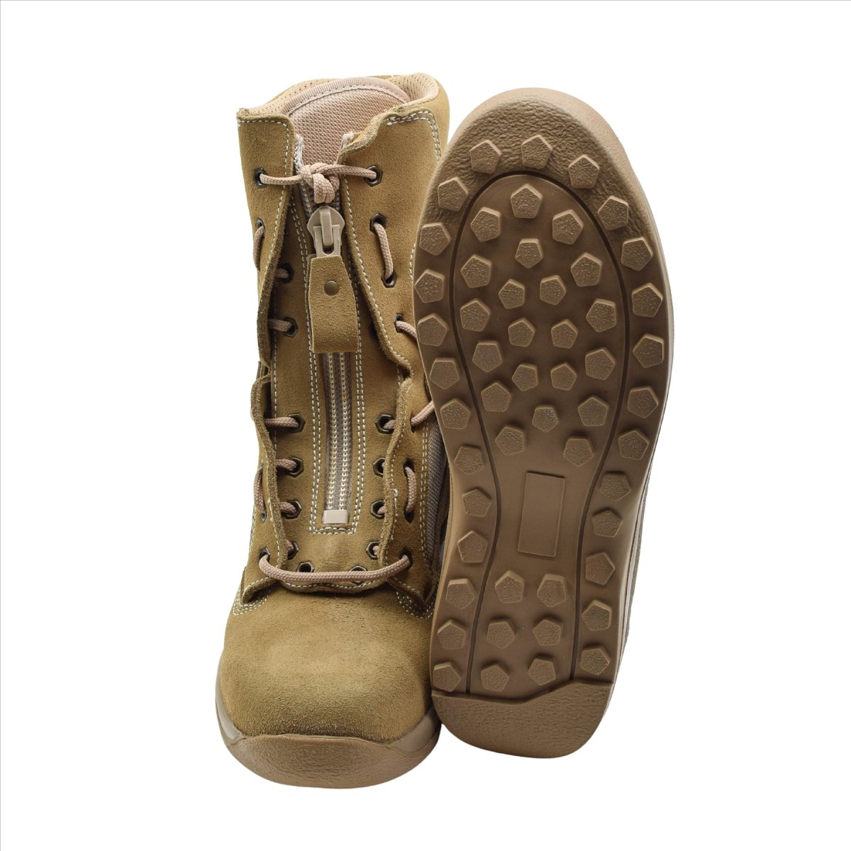 Originale Pilotenstiefel der niederländischen Militärluftwaffe aus echtem Leder, taktische Wüste