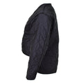Original niederländische Militär-Steppjacke mit schwarzem Innenfutter, warm und leicht